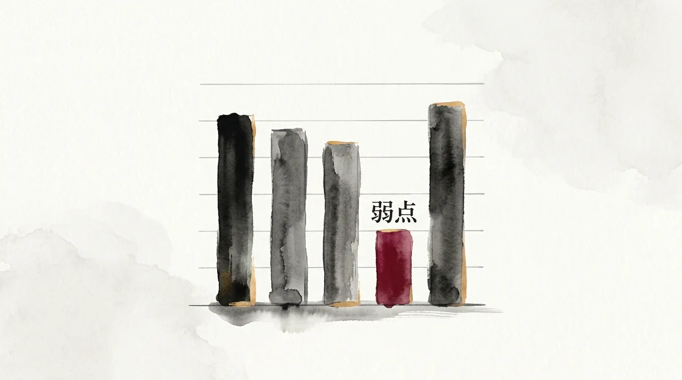 苦手分野を可視化・克服